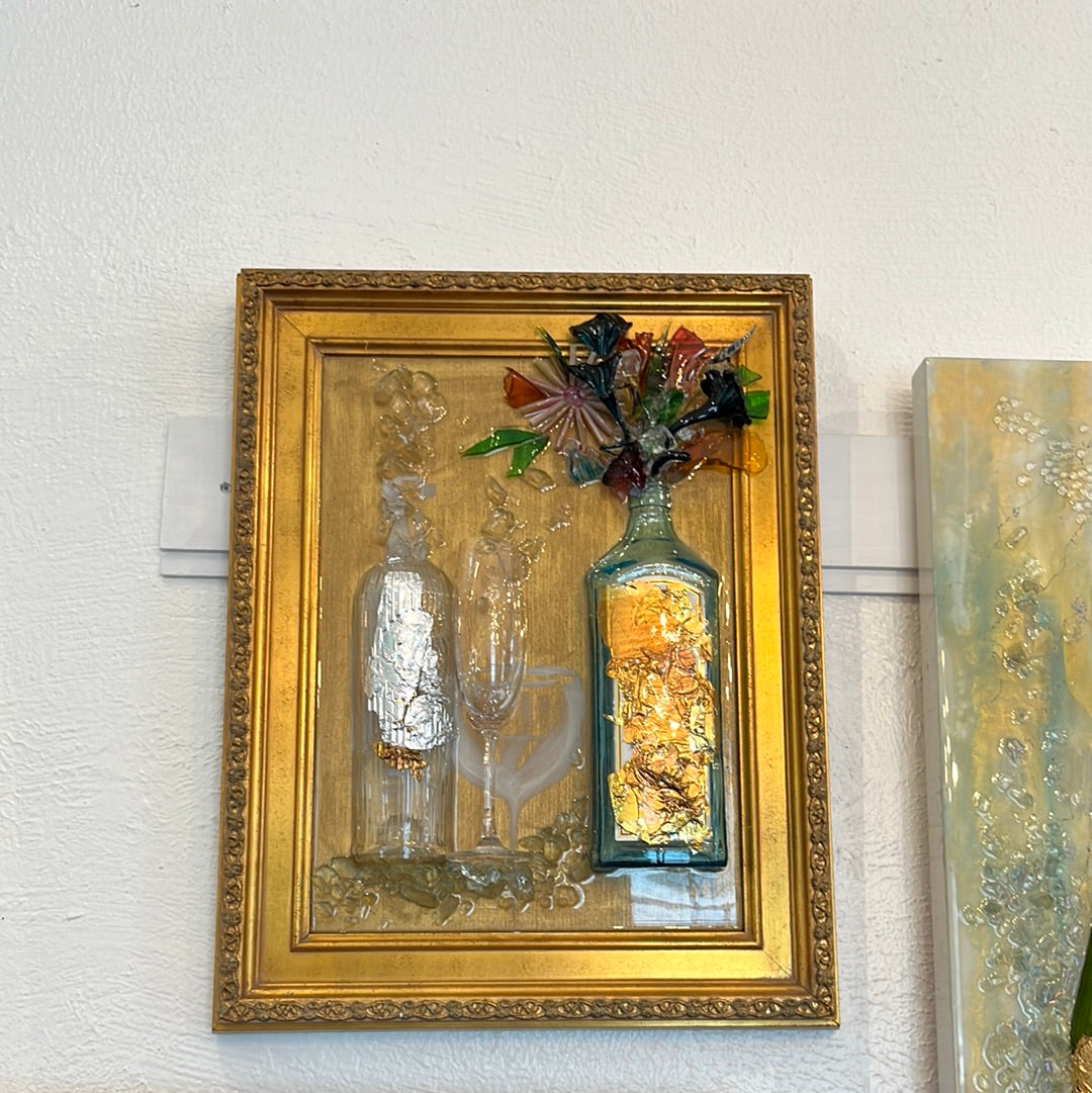 Mary Hong Flowers in Bottle